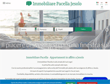 Tablet Screenshot of immobiliarepacella.com